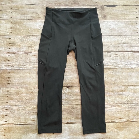Lululemon Run On Crop Dark Olive | 4 - Picture 1 of 11
